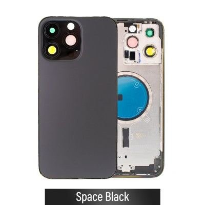 Rear Housing for iPhone 14 Pro Max (NO LOGO)-Space Black Rear Housing for iPhone 14 Pro Max (NO LOGO)-Space Black